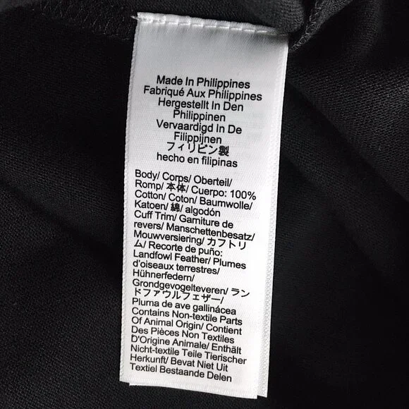 J.Crew Mariner jersey cropped boatneck T-shirt with feathers - Picture 9 of 9